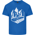 DH Downhill Mountain Biking Cycling Bicycle Mens Cotton T-Shirt Tee Top Royal Blue