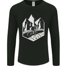 DH Downhill Mountain Biking Cycling Bicycle Mens Long Sleeve T-Shirt Black