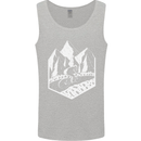 DH Downhill Mountain Biking Cycling Bicycle Mens Vest Tank Top Sports Grey