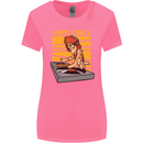 DJ Decks Vinyl Only Funny DJing Turntable Womens Wider Cut T-Shirt Azalea