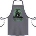 DJ Frankenstein Funny Music Vinyl Halloween Cotton Apron 100% Organic Steel