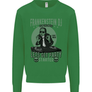 DJ Frankenstein Funny Music Vinyl Halloween Kids Sweatshirt Jumper Irish Green