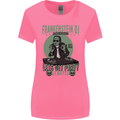 DJ Frankenstein Funny Music Vinyl Halloween Womens Wider Cut T-Shirt Azalea