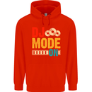DJ Mode On DJing Music Childrens Kids Hoodie Bright Red