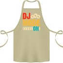 DJ Mode On DJing Music Cotton Apron 100% Organic Khaki