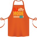 DJ Mode On DJing Music Cotton Apron 100% Organic Orange