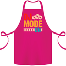 DJ Mode On DJing Music Cotton Apron 100% Organic Pink