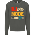 DJ Mode On DJing Music Kids Sweatshirt Jumper Storm Grey