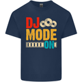 DJ Mode On DJing Music Kids T-Shirt Childrens Navy Blue