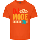 DJ Mode On DJing Music Kids T-Shirt Childrens Orange
