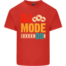 DJ Mode On DJing Music Kids T-Shirt Childrens Red