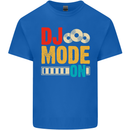 DJ Mode On DJing Music Kids T-Shirt Childrens Royal Blue