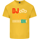 DJ Mode On DJing Music Kids T-Shirt Childrens Yellow