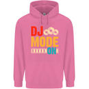 DJ Mode On DJing Music Mens 80% Cotton Hoodie Azelea