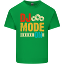 DJ Mode On DJing Music Mens Cotton T-Shirt Tee Top Irish Green