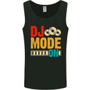 DJ Mode On DJing Music Mens Vest Tank Top Black
