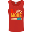 DJ Mode On DJing Music Mens Vest Tank Top Red