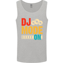 DJ Mode On DJing Music Mens Vest Tank Top Sports Grey