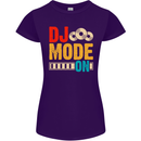 DJ Mode On DJing Music Womens Petite Cut T-Shirt Purple