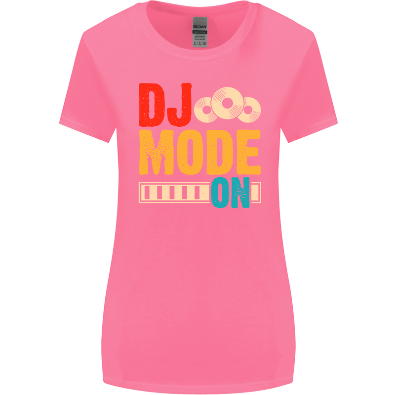 DJ Mode On DJing Music Womens Wider Cut T-Shirt Azalea