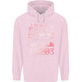 DJ Music Tekno Dance Rave Acid House Childrens Kids Hoodie Light Pink