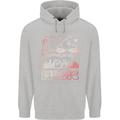 DJ Music Tekno Dance Rave Acid House Childrens Kids Hoodie Sports Grey