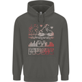 DJ Music Tekno Dance Rave Acid House Childrens Kids Hoodie Storm Grey