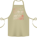DJ Music Tekno Dance Rave Acid House Cotton Apron 100% Organic Khaki
