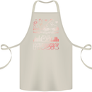 DJ Music Tekno Dance Rave Acid House Cotton Apron 100% Organic Natural