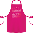 DJ Music Tekno Dance Rave Acid House Cotton Apron 100% Organic Pink