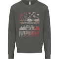 DJ Music Tekno Dance Rave Acid House Kids Sweatshirt Jumper Storm Grey