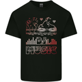 DJ Music Tekno Dance Rave Acid House Kids T-Shirt Childrens Black