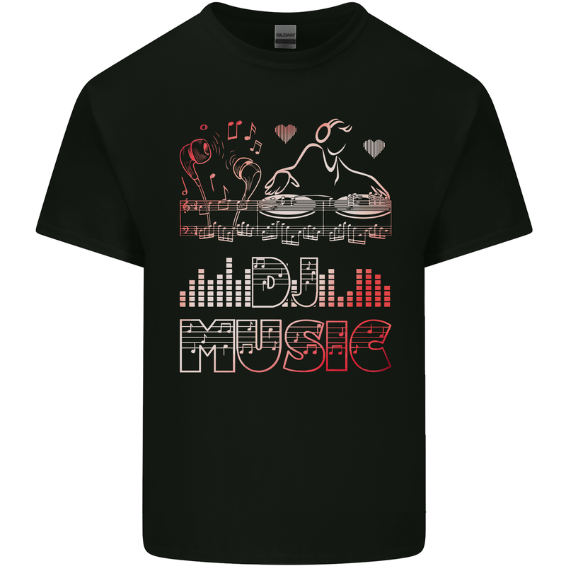 DJ Music Tekno Dance Rave Acid House Kids T-Shirt Childrens Black