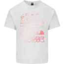 DJ Music Tekno Dance Rave Acid House Kids T-Shirt Childrens White