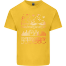 DJ Music Tekno Dance Rave Acid House Kids T-Shirt Childrens Yellow