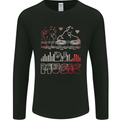 DJ Music Tekno Dance Rave Acid House Mens Long Sleeve T-Shirt Black
