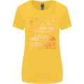 DJ Music Tekno Dance Rave Acid House Womens Wider Cut T-Shirt Yellow