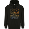 DJ Music Tekno Dance Rave Childrens Kids Hoodie Black