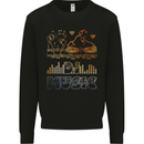 DJ Music Tekno Dance Rave Kids Sweatshirt Jumper Black