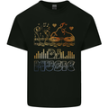 DJ Music Tekno Dance Rave Mens Cotton T-Shirt Tee Top Black