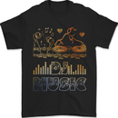 DJ Music Tekno Dance Rave Mens T-Shirt 100% Cotton Black