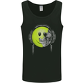 DJ Skull Dance Music DJing Skull Headphones Mens Vest Tank Top Black
