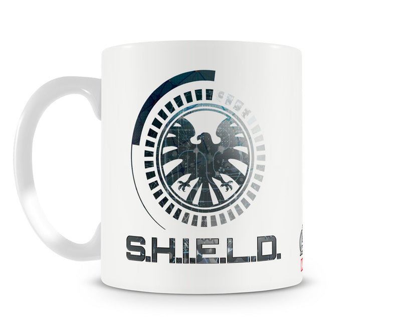 Agents of S.H.I.E.L.D marvel tv series white coffee mug cup