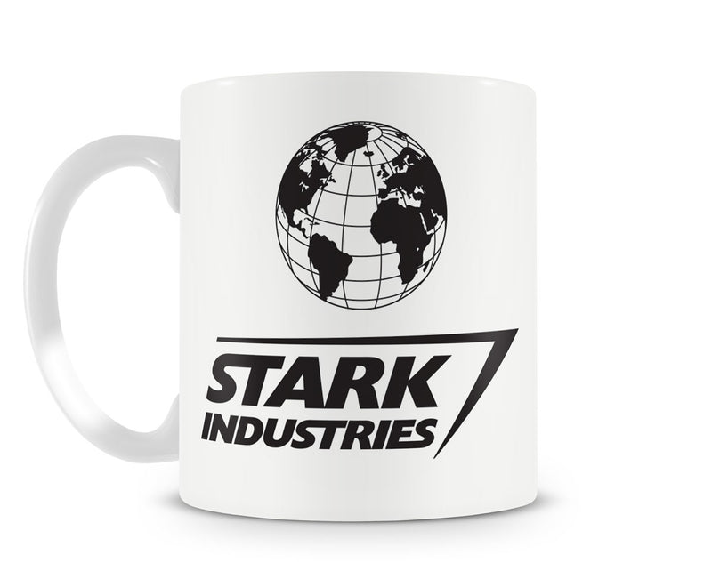 Stark industries marvel weapons manufacturer white film coffee mug cup 