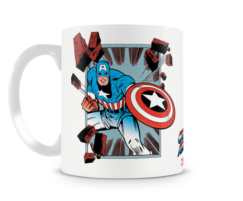 Captain America Comic Strip Official Coffee Mug Cup