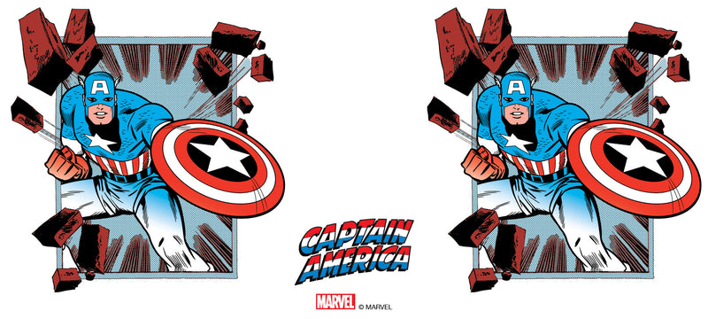 Captain America Comic Strip Official Coffee Mug Cup