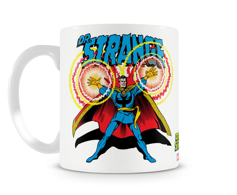 Dr strange marvel comic superhero white coffee mug cup