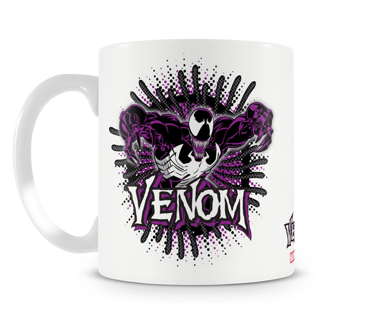 Venom superhero film character marvel comic white coffee mug cup