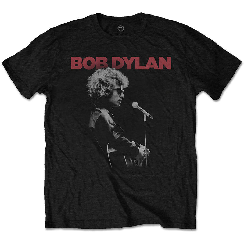 Bob dylan soundcheck mens black t-shirt music icon tee