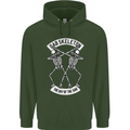 Dab Skeleton the Day of the Dab Dead Childrens Kids Hoodie Forest Green